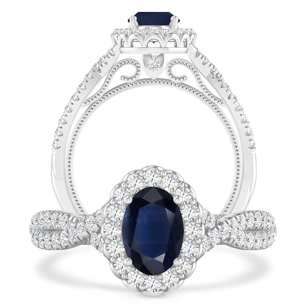 White Gold - Sapphire