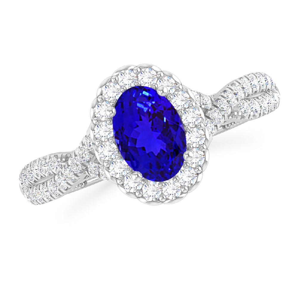 White Gold - Tanzanite