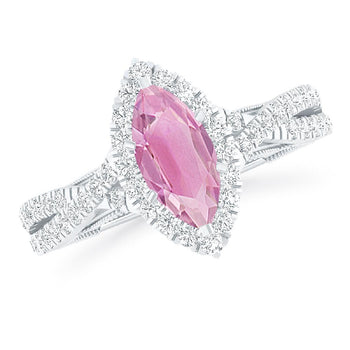 White Gold - Pink Tourmaline