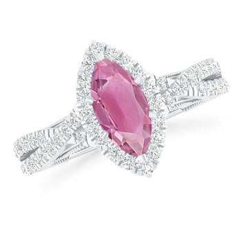 White Gold - Pink Tourmaline