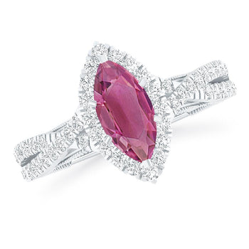 White Gold - Pink Tourmaline