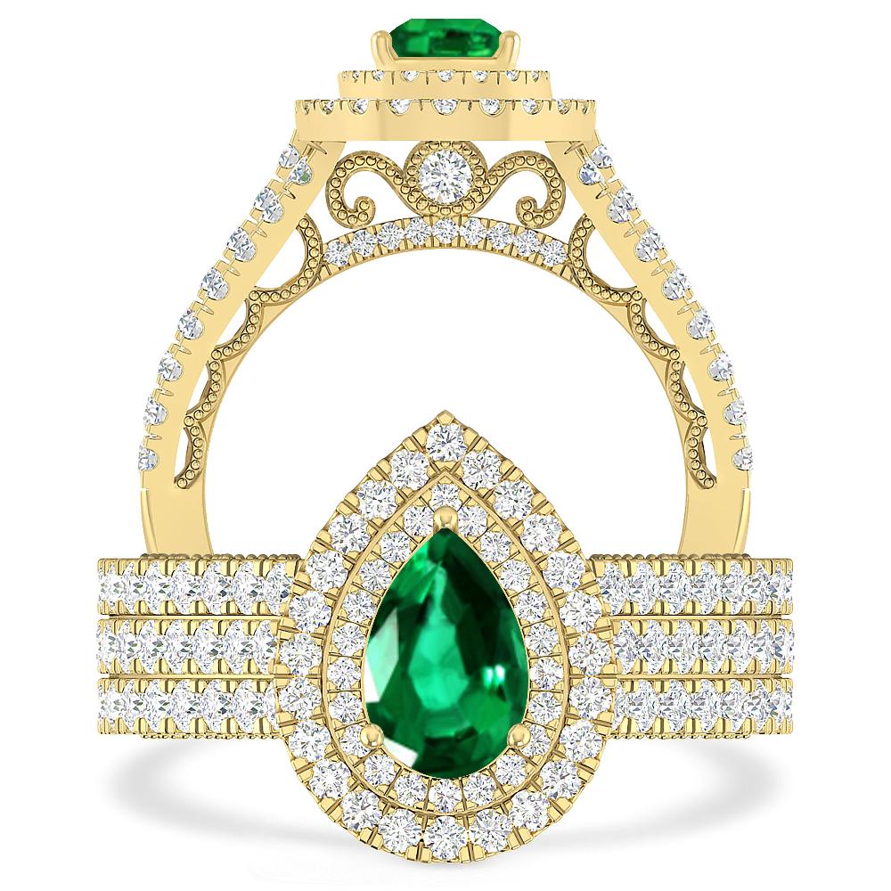 Yellow Gold - Emerald