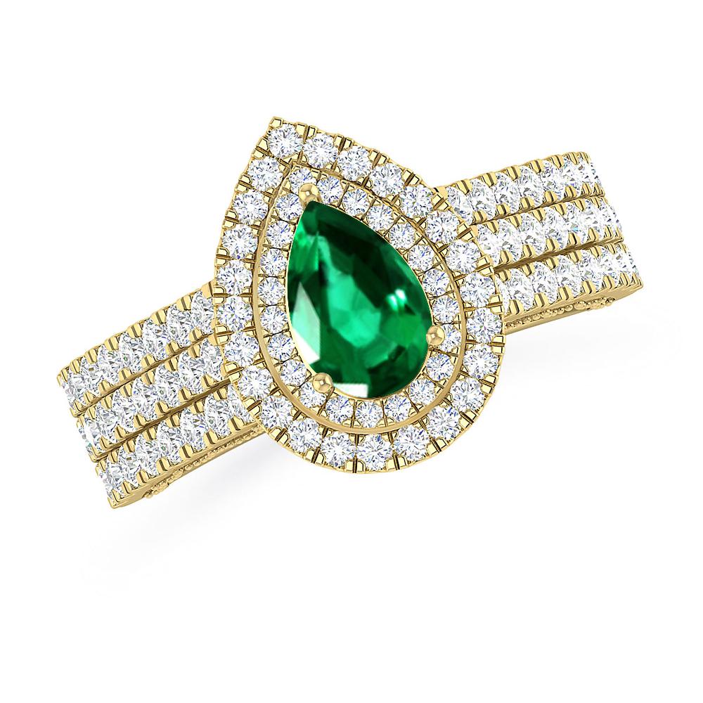 Yellow Gold - Emerald