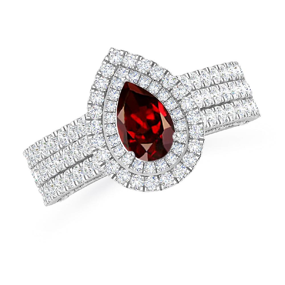 White Gold - Garnet