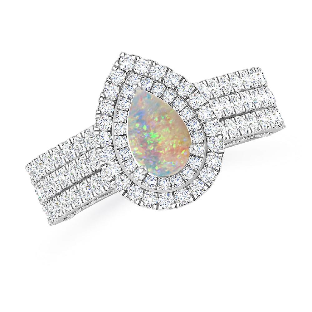 White Gold - Opal