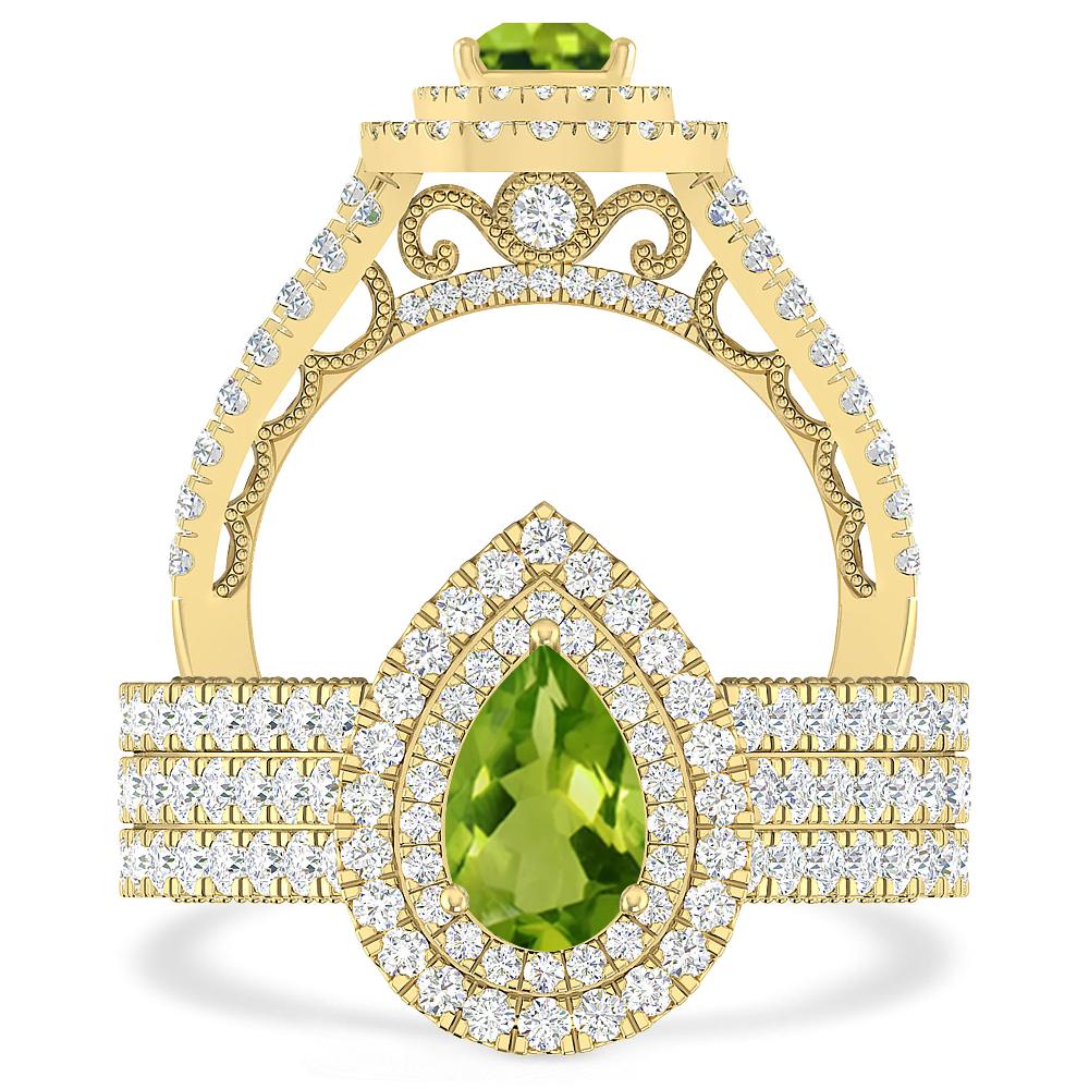 Yellow Gold - Peridot