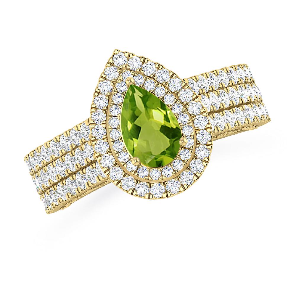 Yellow Gold - Peridot