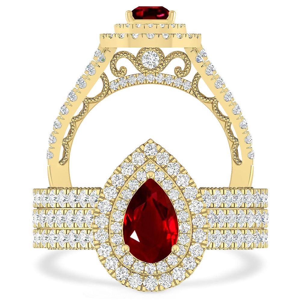 Yellow Gold - Ruby