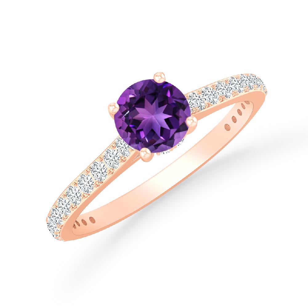 Rose Gold - Amethyst