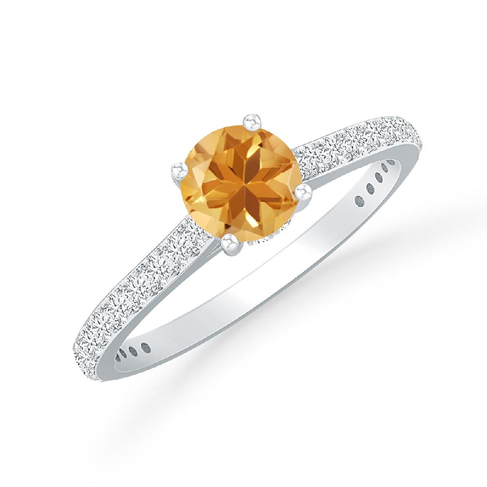 White Gold - Citrine