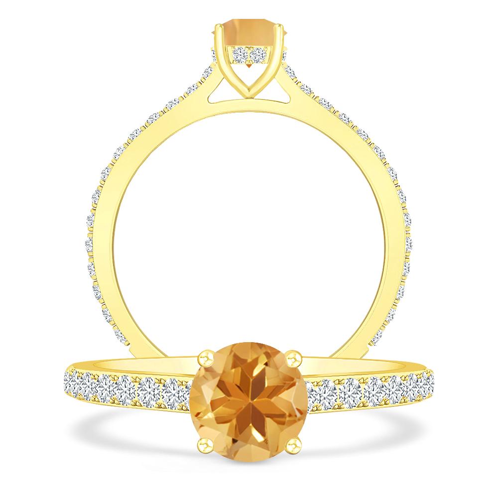 Yellow Gold - Citrine