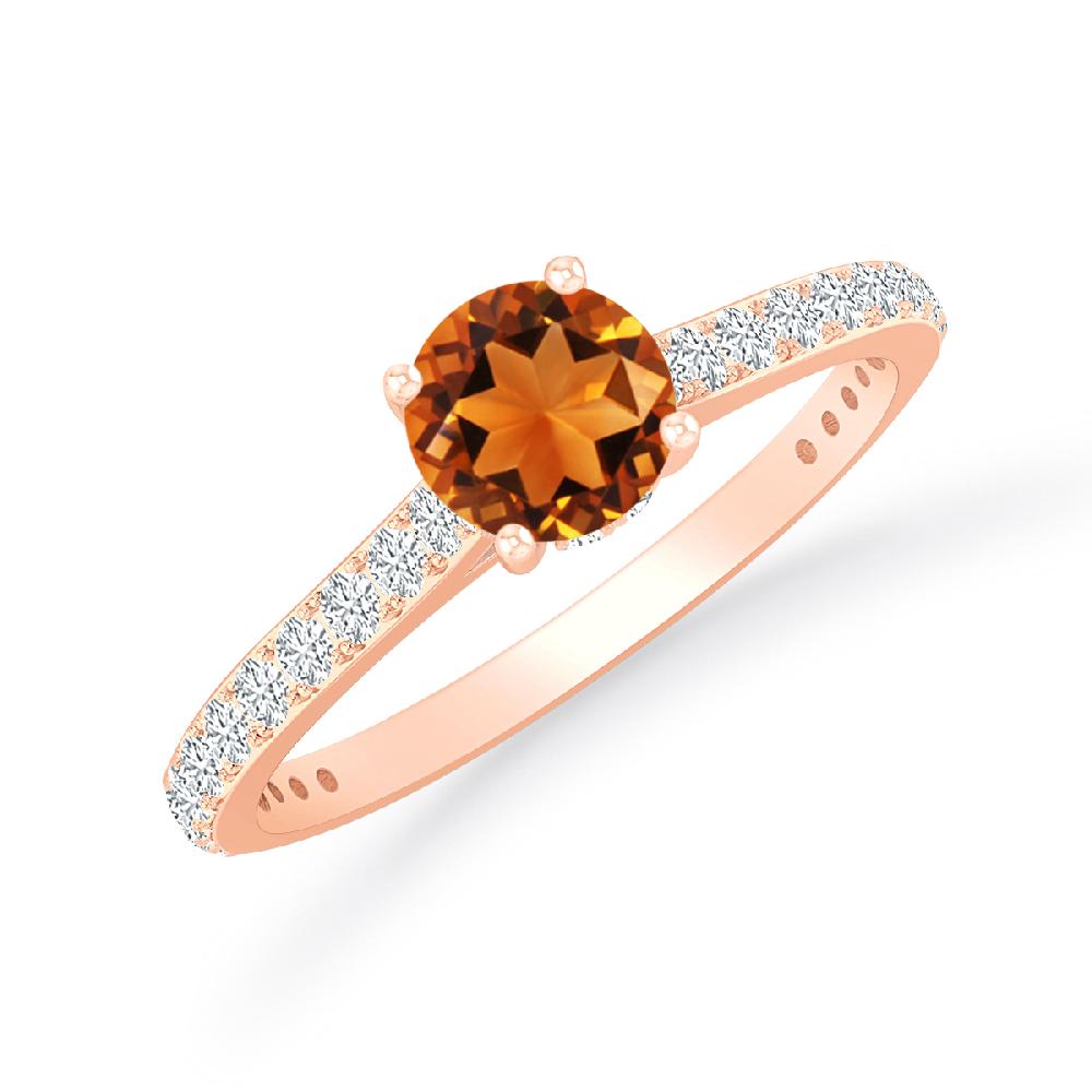 Rose Gold - Citrine