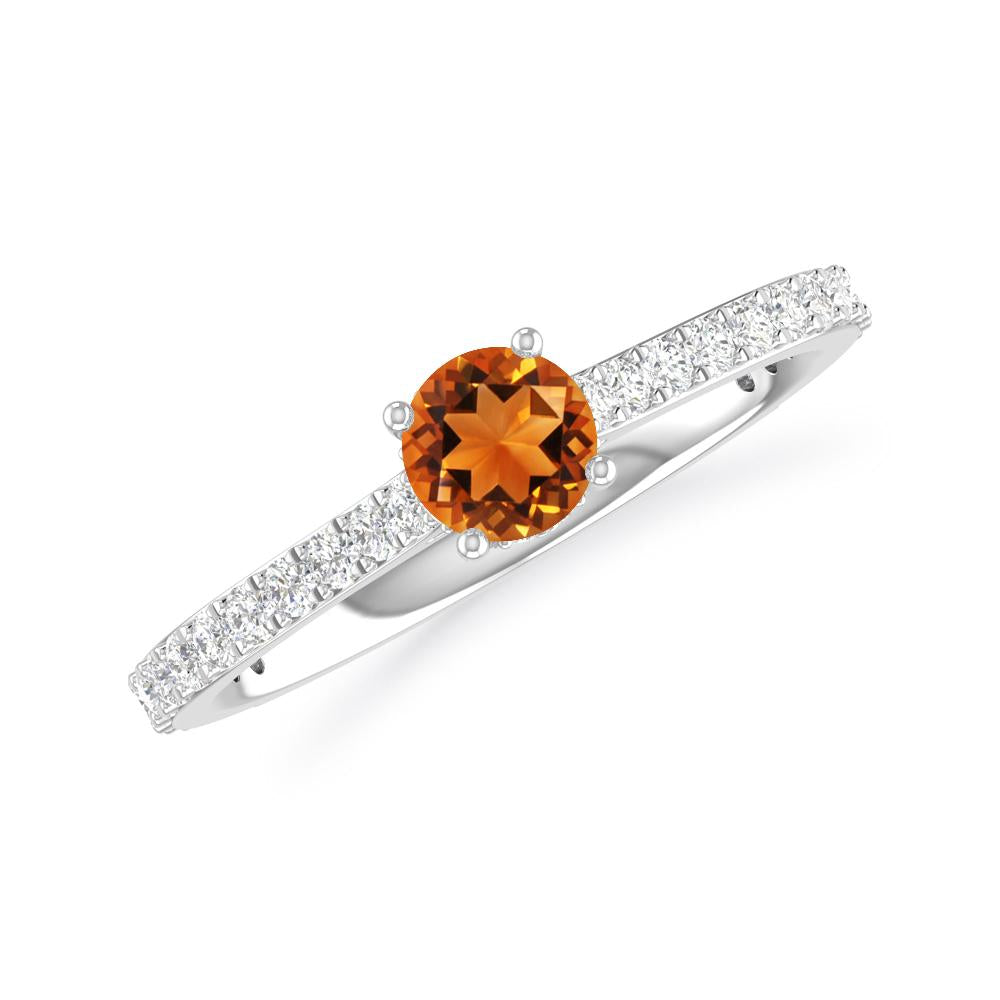 White Gold - Citrine