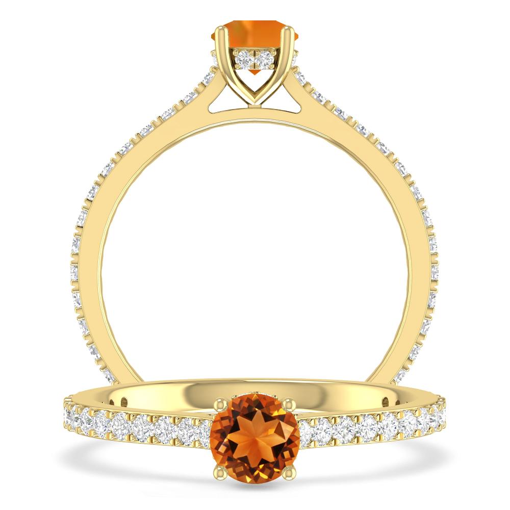 Yellow Gold - Citrine