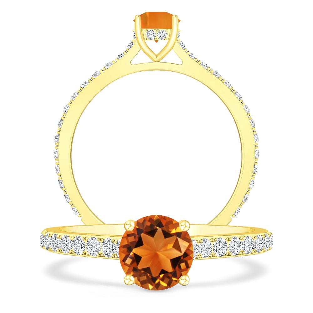 Yellow Gold - Citrine