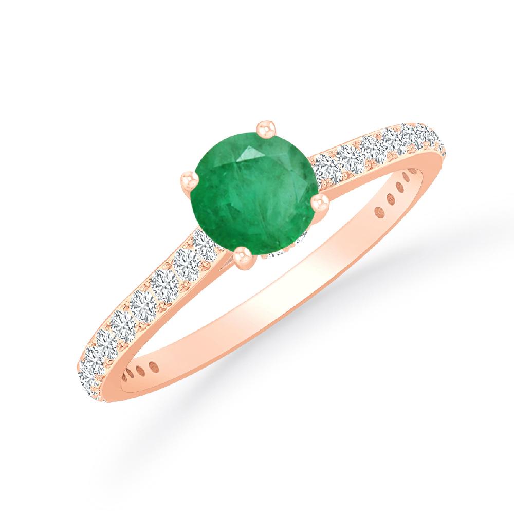 Rose Gold - Emerald