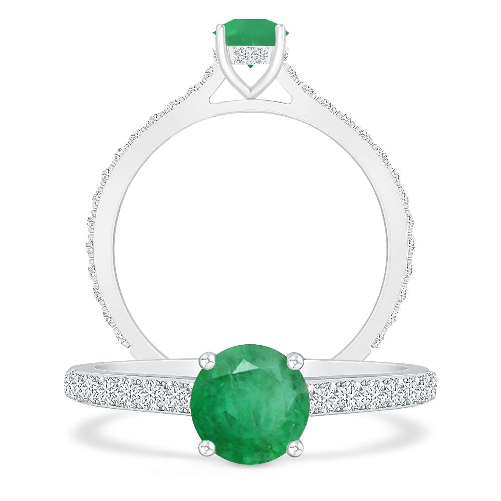 White Gold - Emerald