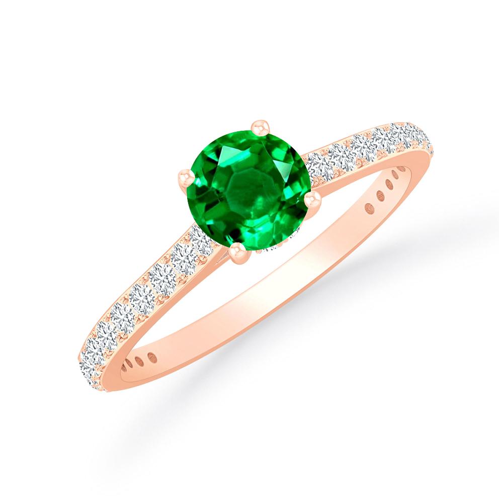 Rose Gold - Emerald