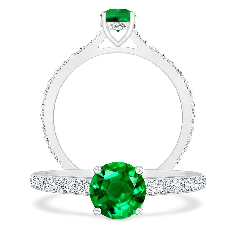 White Gold - Emerald