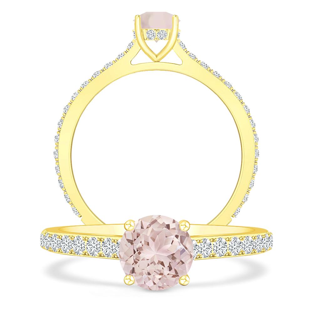 Yellow Gold - Morganite