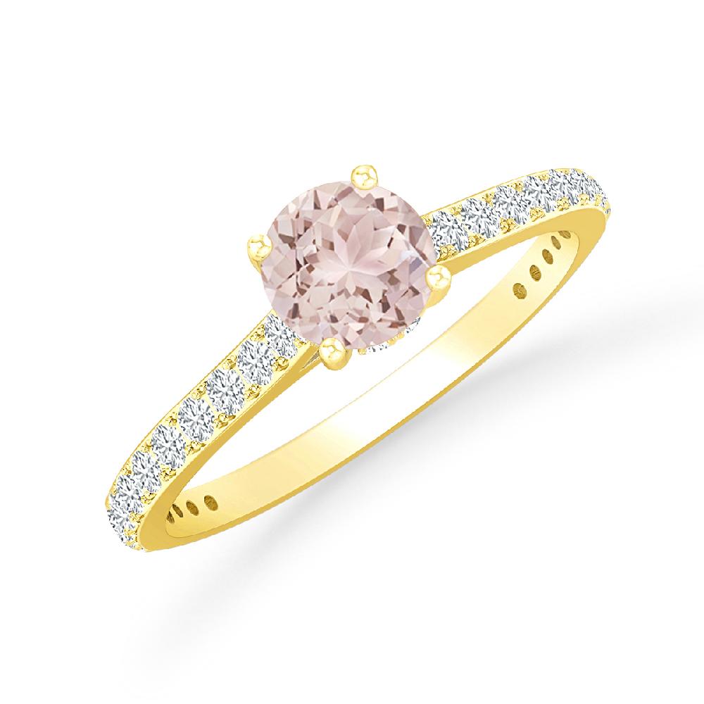 Yellow Gold - Morganite