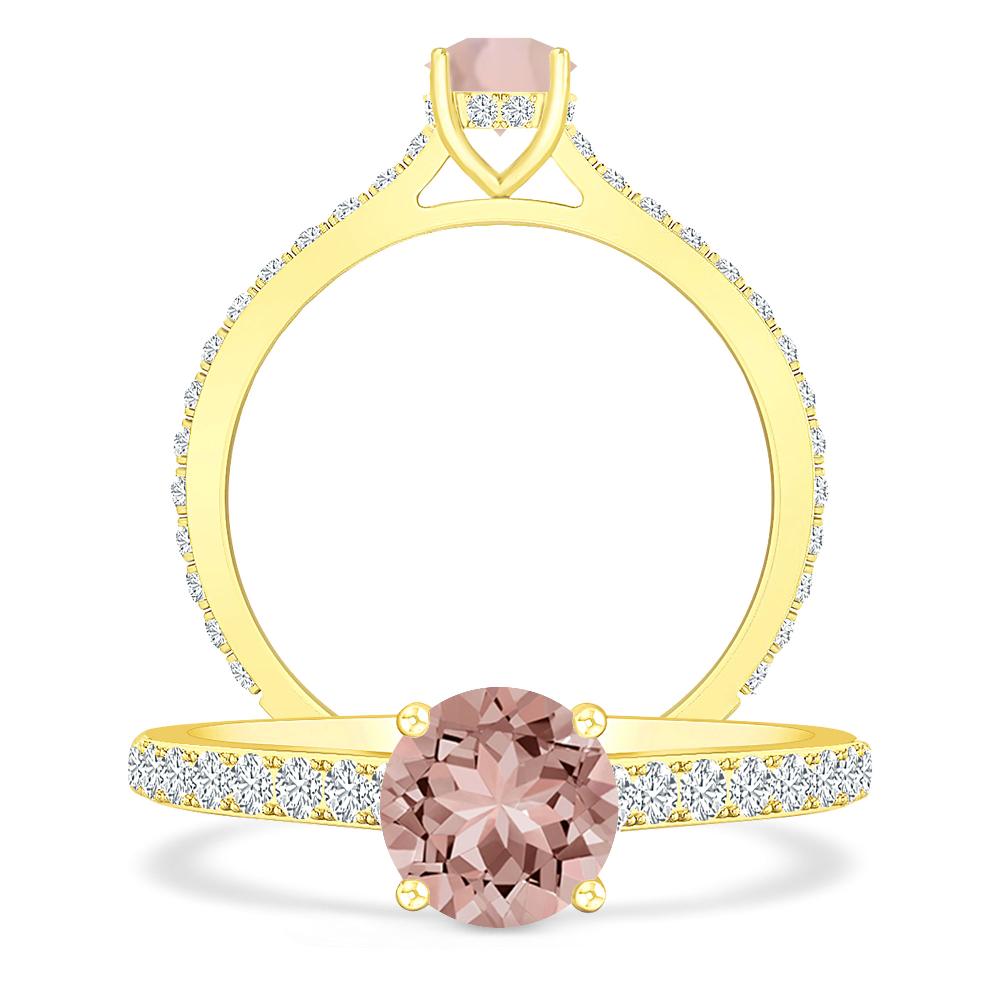 Yellow Gold - Morganite