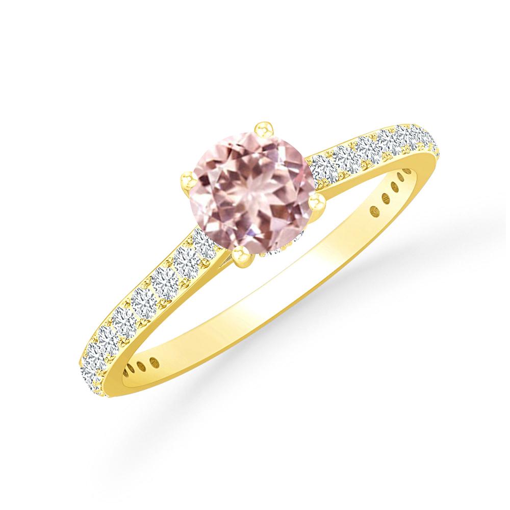 Yellow Gold - Morganite