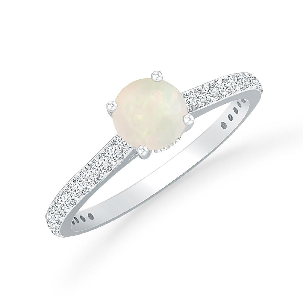 White Gold - Opal