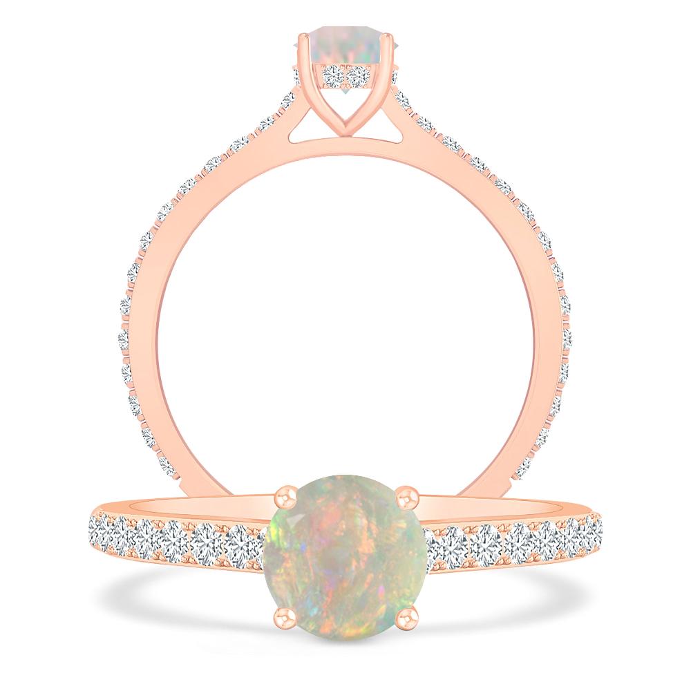 Rose Gold - Opal