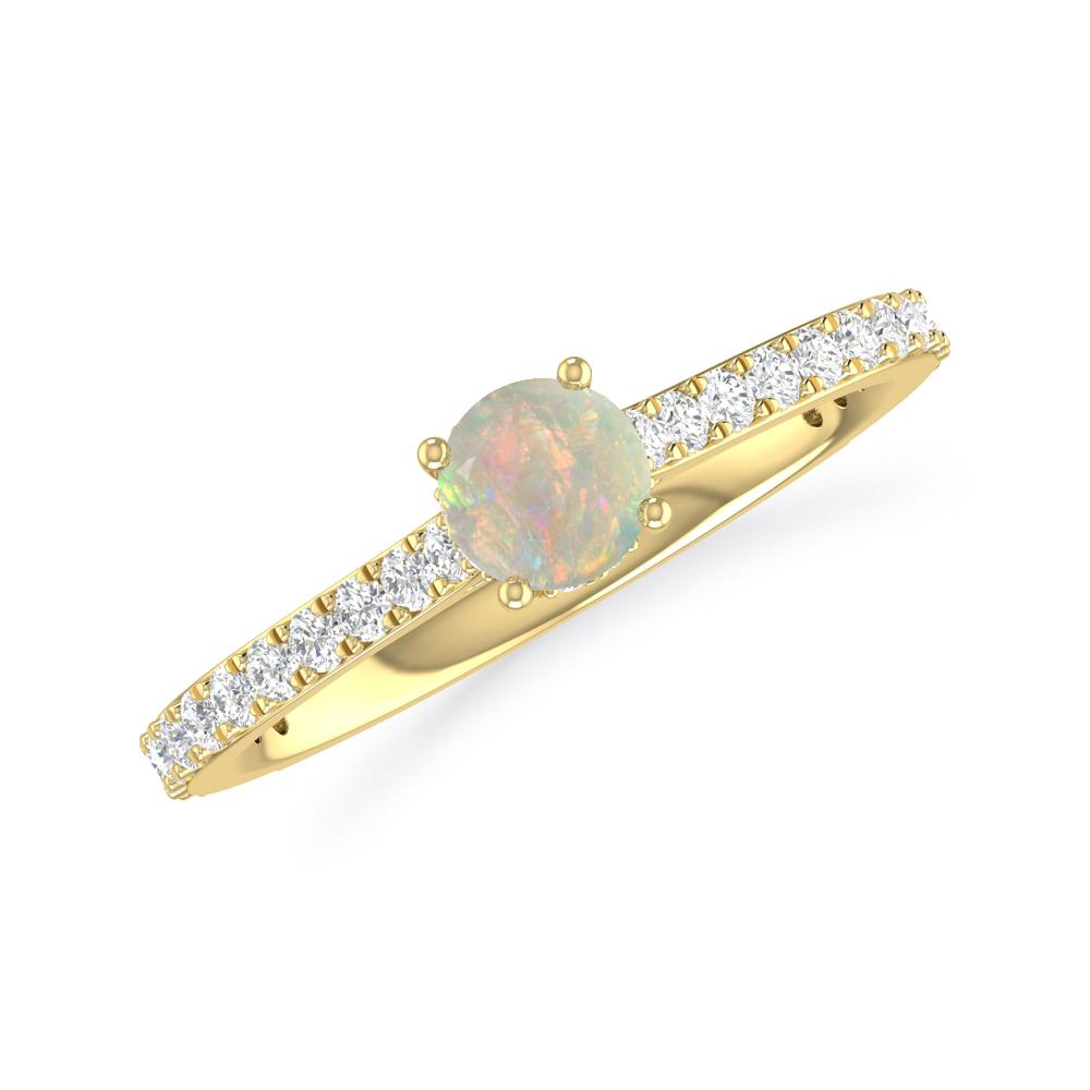 Yellow Gold - Opal