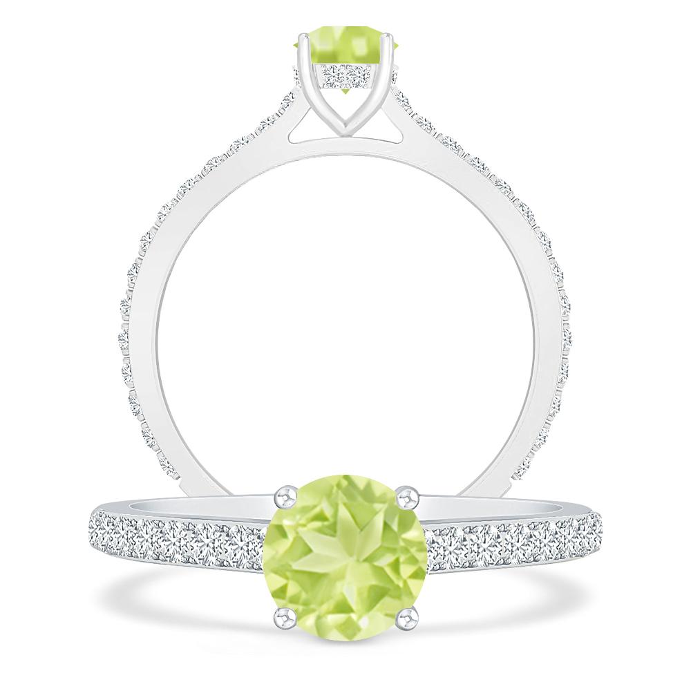 White Gold - Peridot