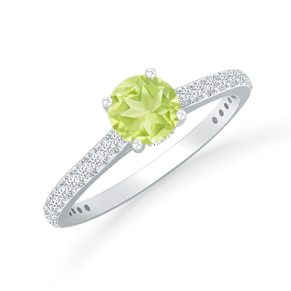 White Gold - Peridot