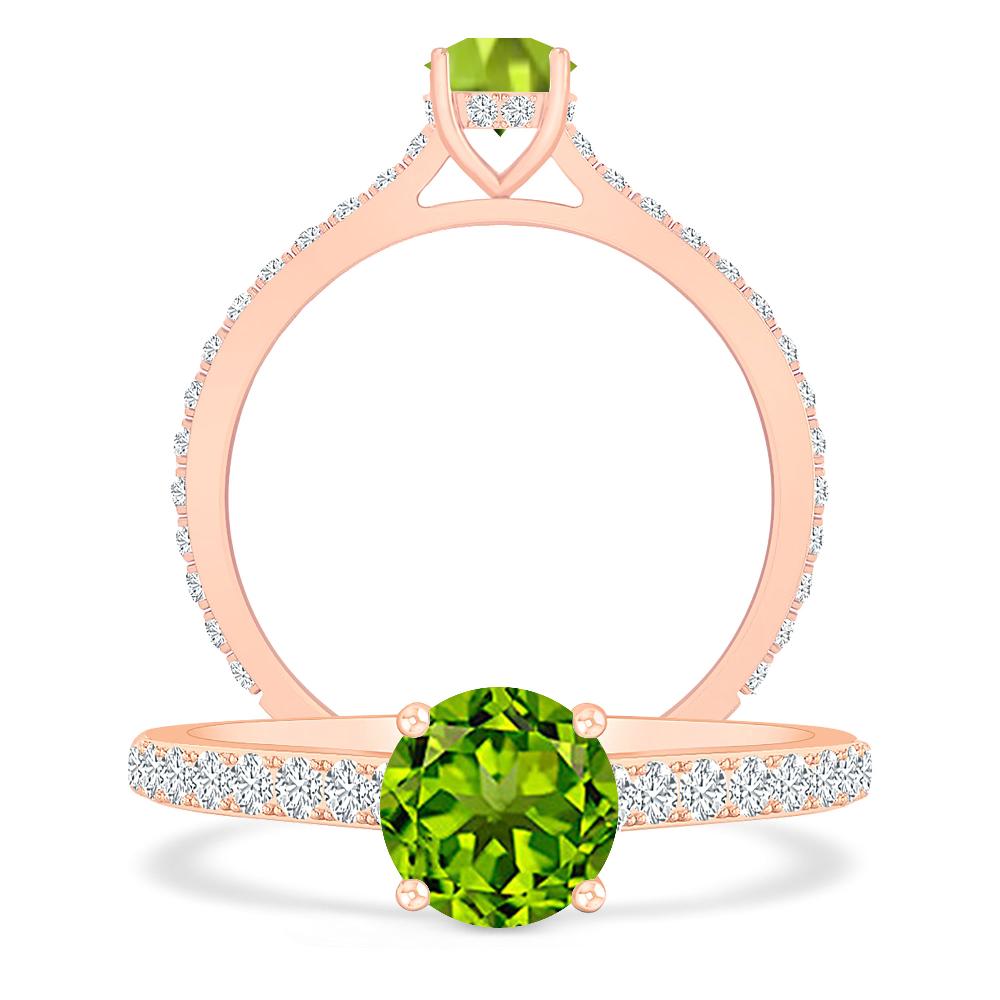 Rose Gold - Peridot