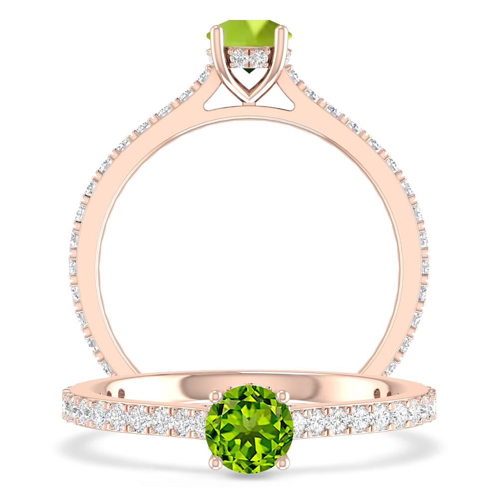 Rose Gold - Peridot