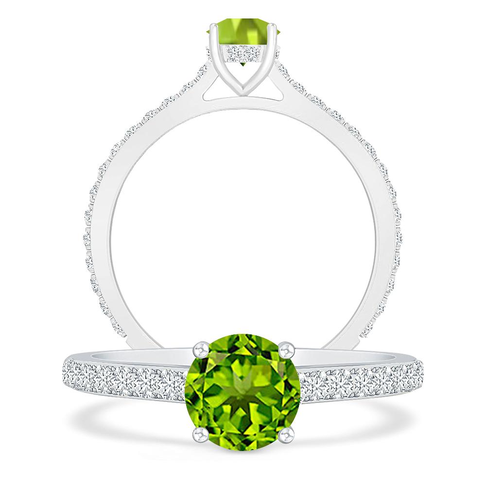 White Gold - Peridot