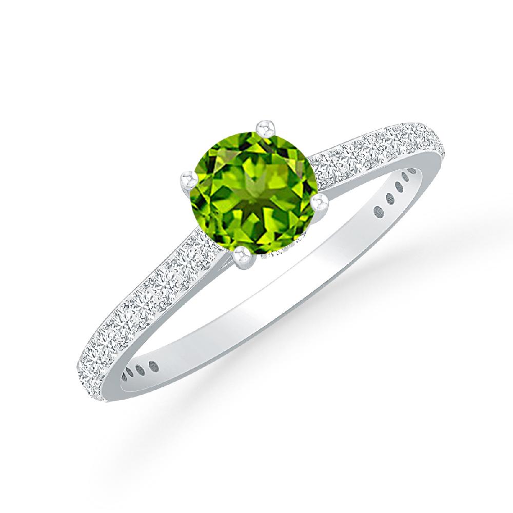 White Gold - Peridot