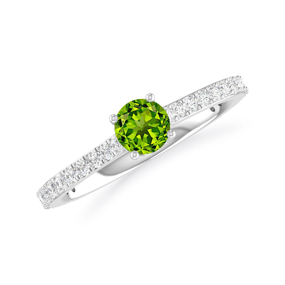 White Gold - Peridot