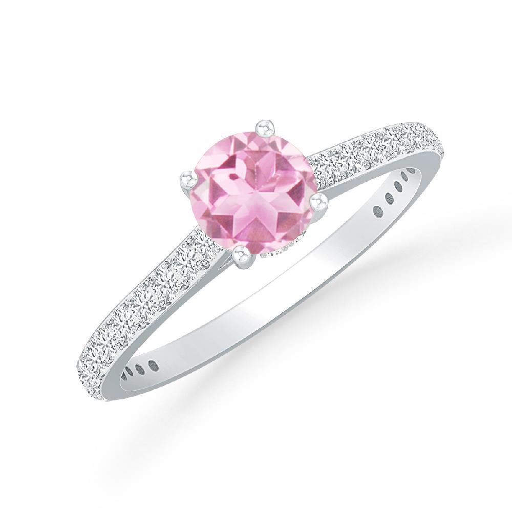 White Gold - Pink Tourmaline