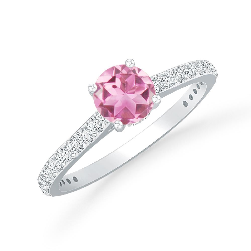 White Gold - Pink Tourmaline