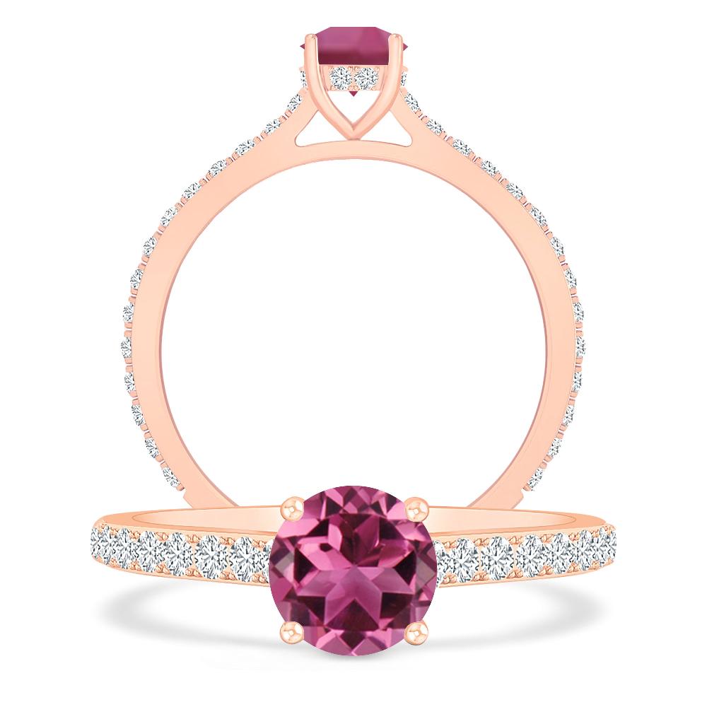 Rose Gold - Pink Tourmaline