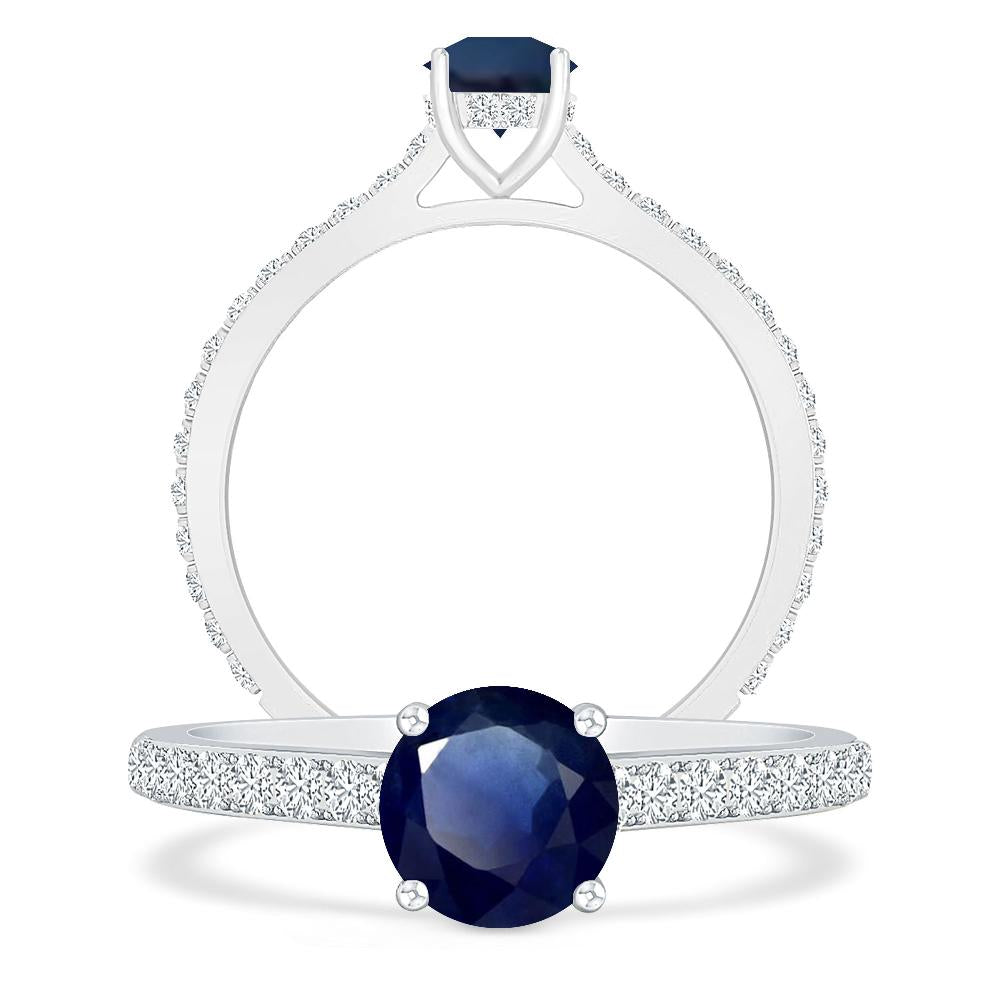 White Gold - Sapphire