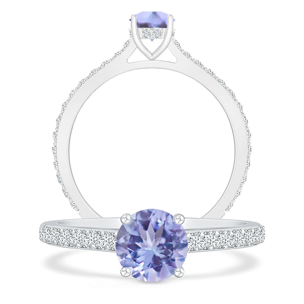 White Gold - Tanzanite