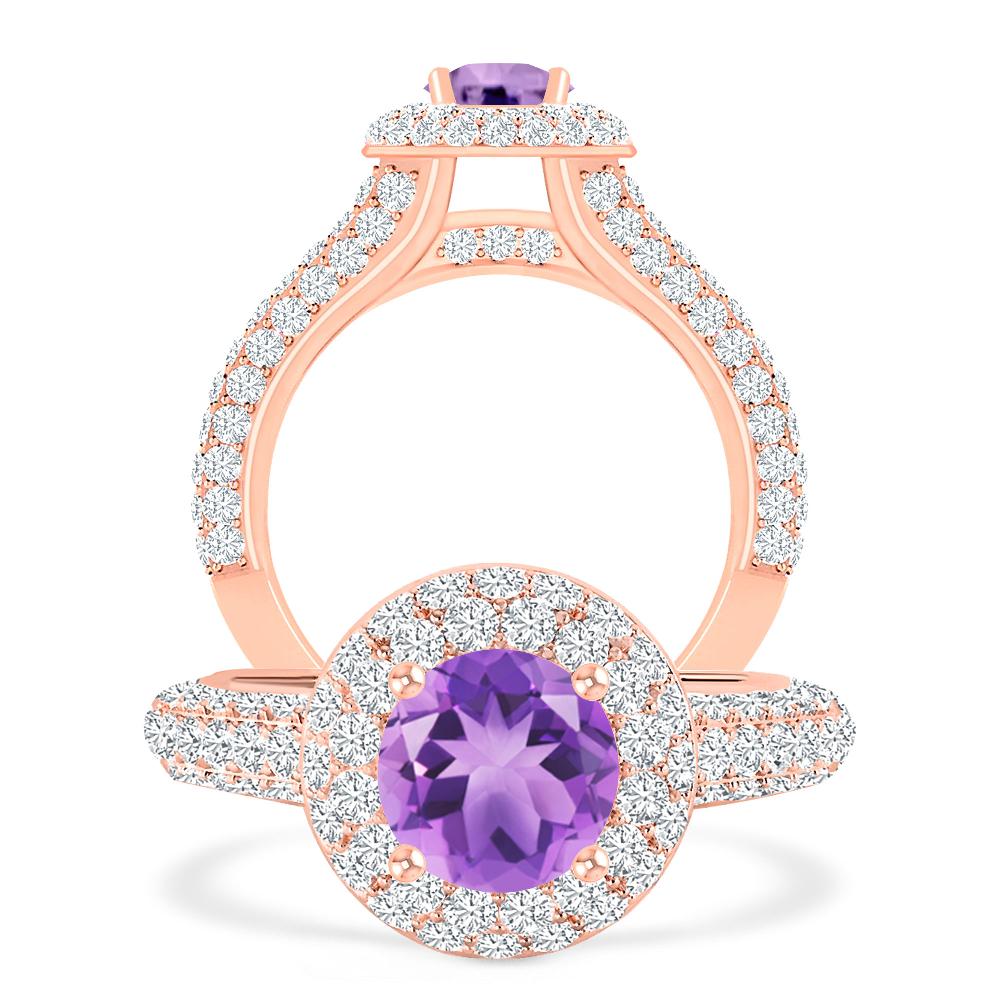 Rose Gold - Amethyst