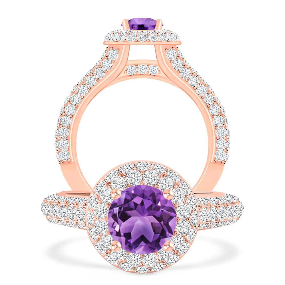 Rose Gold - Amethyst