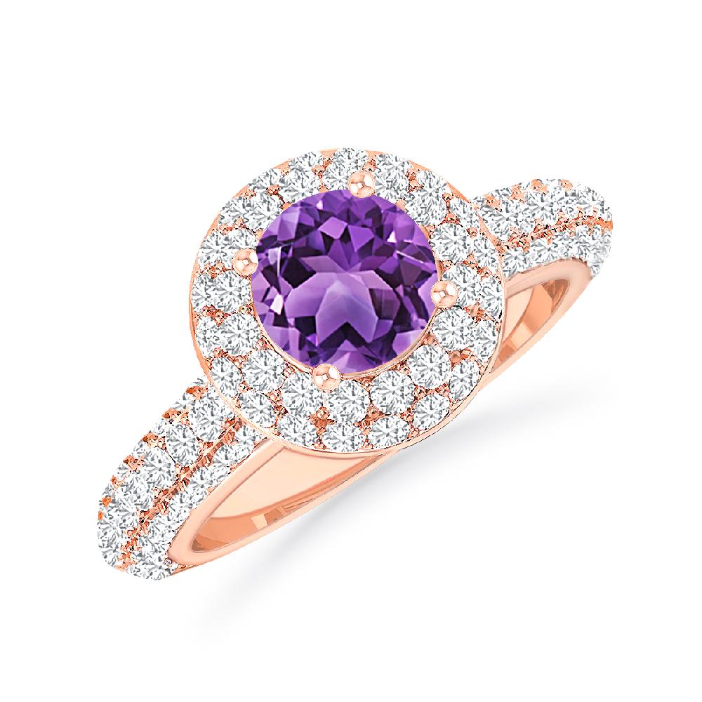 Rose Gold - Amethyst