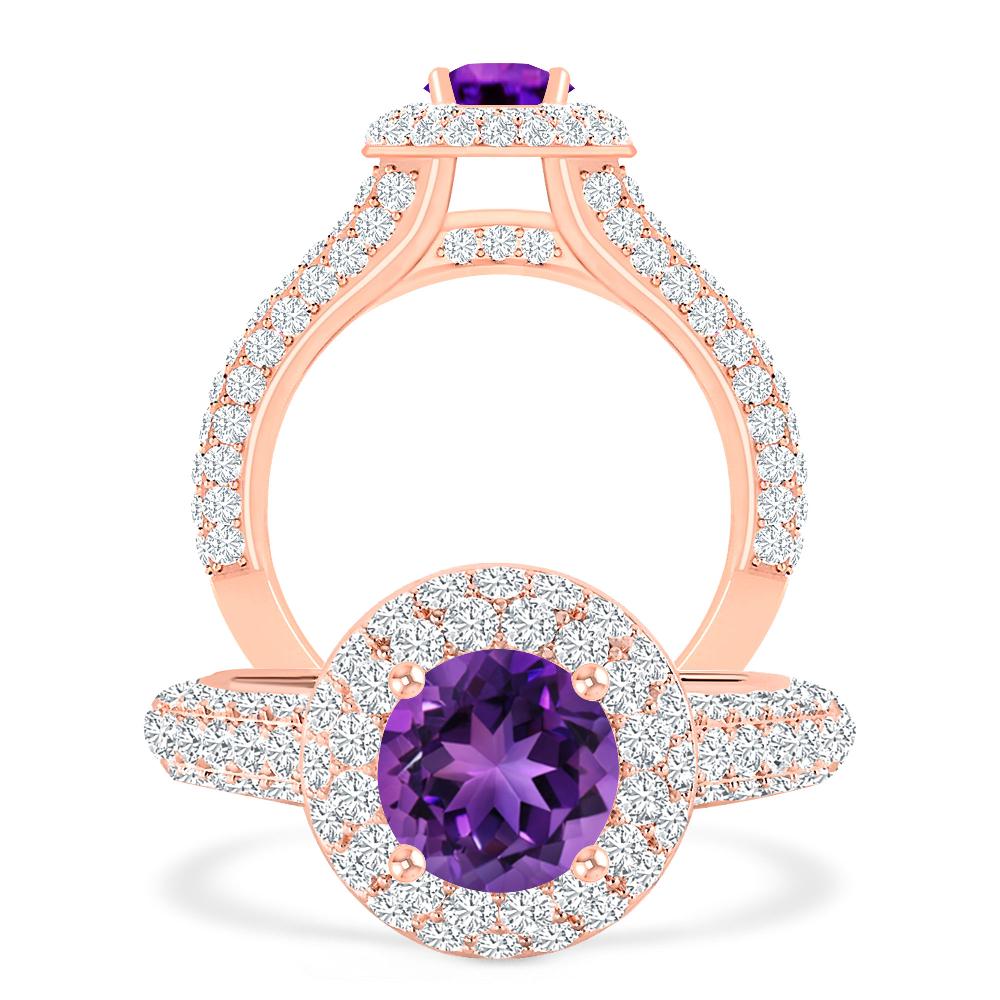 Rose Gold - Amethyst