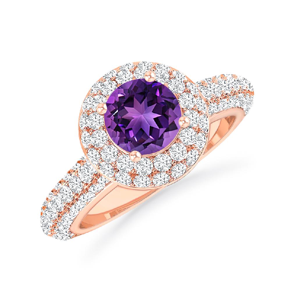 Rose Gold - Amethyst