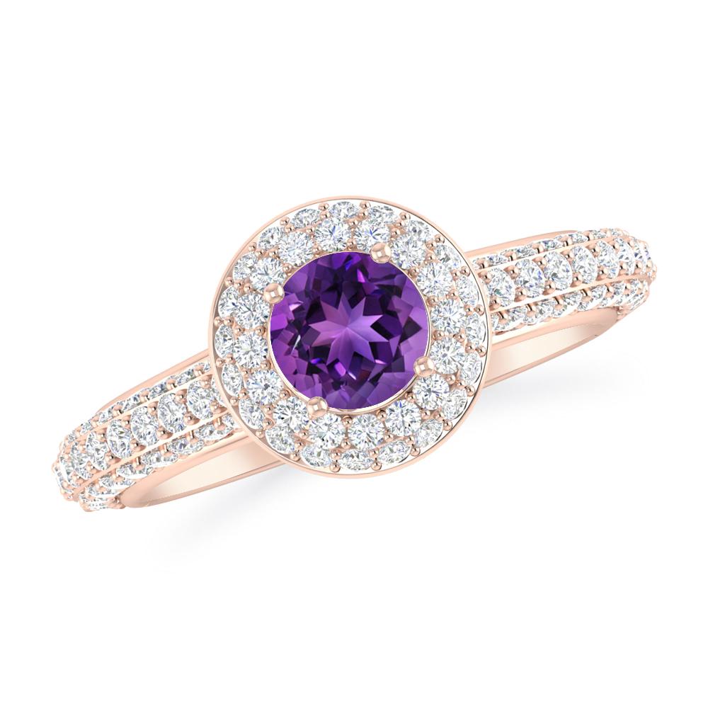 Rose Gold - Amethyst