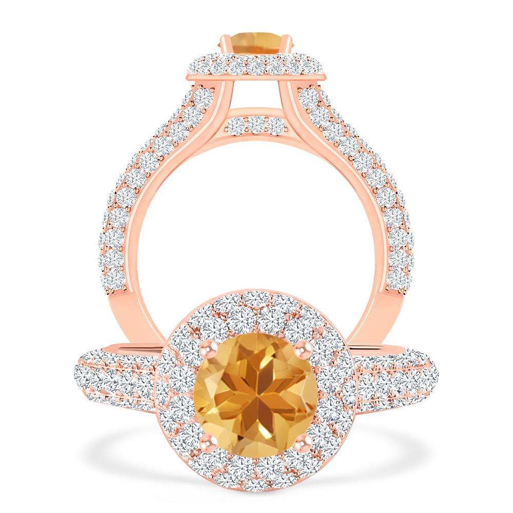 Rose Gold - Citrine