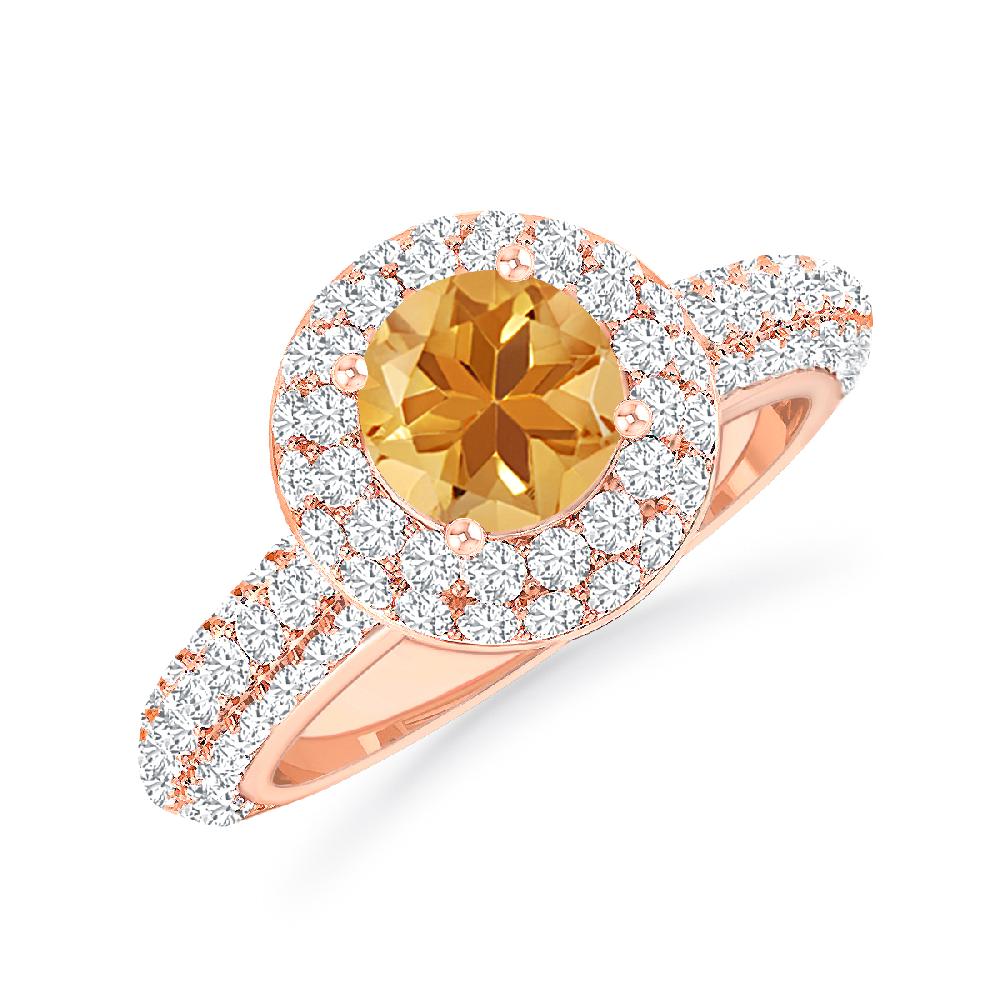 Rose Gold - Citrine